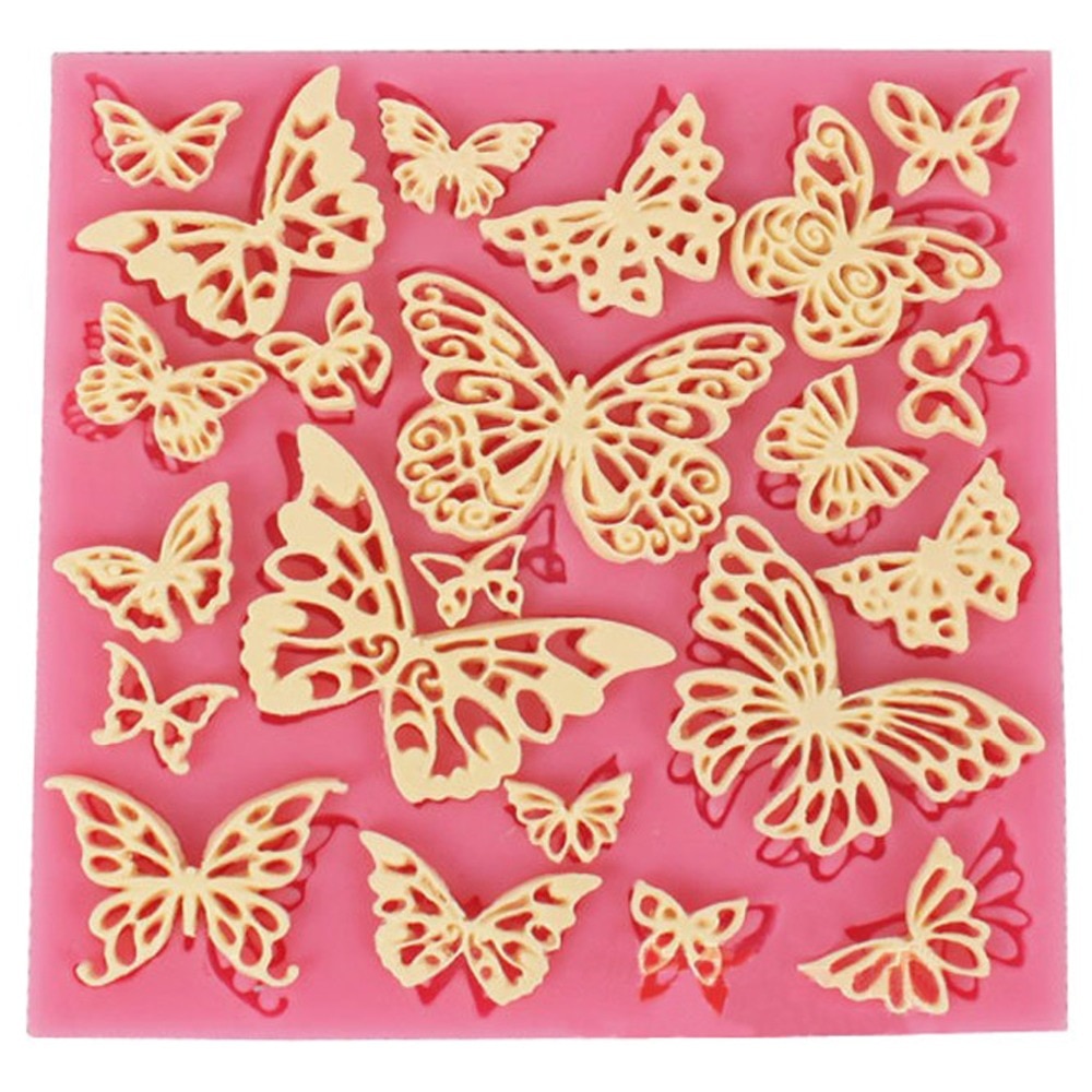 Flower Butterfly Silicone Lace Mat