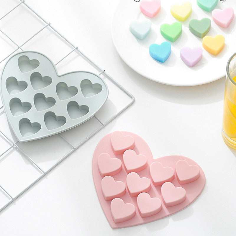 Heart Shaped Silicone Chocolate Mold