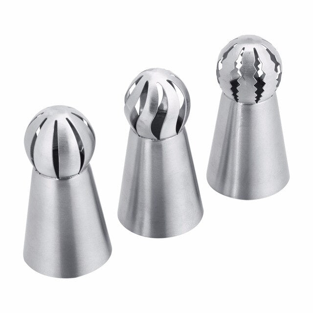 3pcs Pastry Bag Nozzle