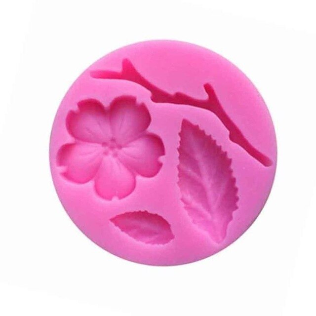 Peach Blossom Shape Molds For Cake Decoration